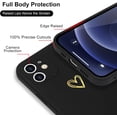 thumbnail image 4 of for iPhone 12 Case Cute Slim Shockproof Phone Case with Wireless Charging Support and Protection, Black, 4 of 14
