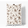 thumbnail image 4 of Western Cowboy Throw Blankets, Wild West Cowboy Ride Horse Desert Cactus Cozy Warm Bed Couch Blanket, Farmhouse Country American West Theme Fleece Flannel Throws to Decorate the Room and Bedroom, 4 of 6
