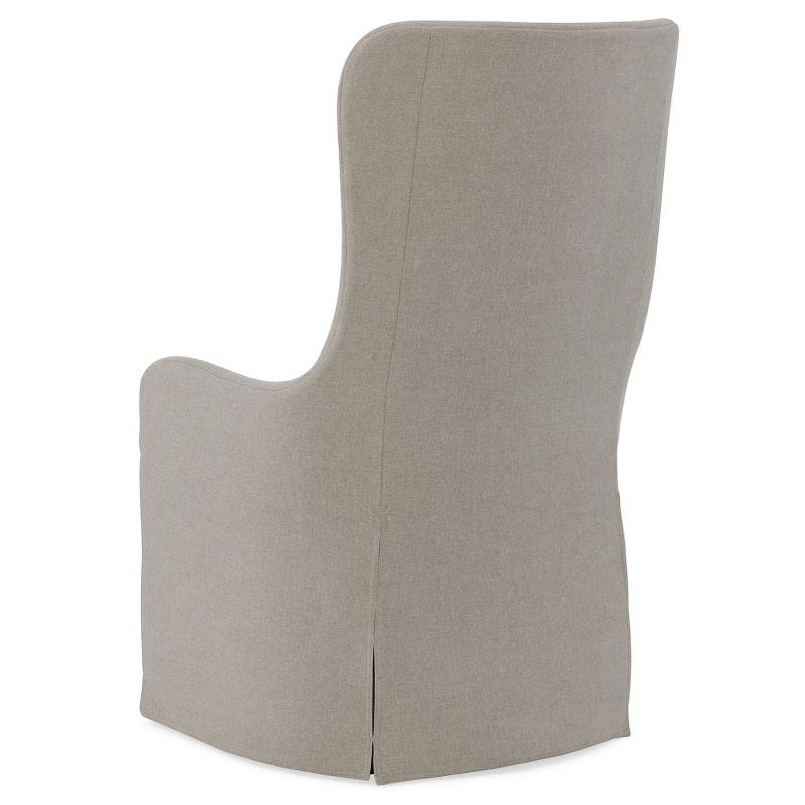 Beaumont Lane Upholstered Host Chair in Oak