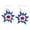 A, variant on Acrylic Gold Tone Star Stud Earrings with Patriotic Theme,Festive Design for Fourth of July Events,Lightweight Comfortable Fit for Extended Wear,Versatile Accessory for Holiday Outfits