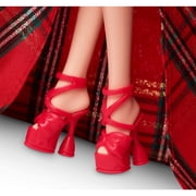 Barbie 2024 Holiday Barbie Dolls, Seasonal Collector Gift, Barbie Signature, Plaid Gown with Red Bow [Walmart Exclusive]