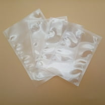 IFANLANDOR 100Pcs Transparent Nylon Storage Bags for Snack Food and Candies Vacuum Sealing and Freezer Storage