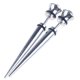 thumbnail image 1 of 2x 1pc Pendiente Del Perno Prisionero Del Oído Del Enchufe Del Ensanchador Falso de La Forma Cónica Del Acero Inoxidable Zulema Pendientes de moda para hombre, 1 of 4