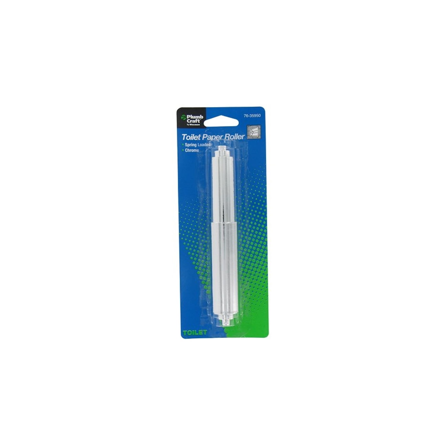 PlumbCraft Chrome Silver Toilet Paper Holder