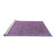 thumbnail image 2 of Ahgly Company Machine Washable Indoor Rectangle Abstract Blue Contemporary Area Rugs, 3' x 5', 2 of 4