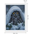 thumbnail image 2 of Diamond Art Kits for Adults, Winter Owl Under Snow Blanket 5D Diamond Painting Kits for Adults Beginners, DIY Full Drill Diamond Painting, Gem Art and Crafts 12x16, 2 of 7