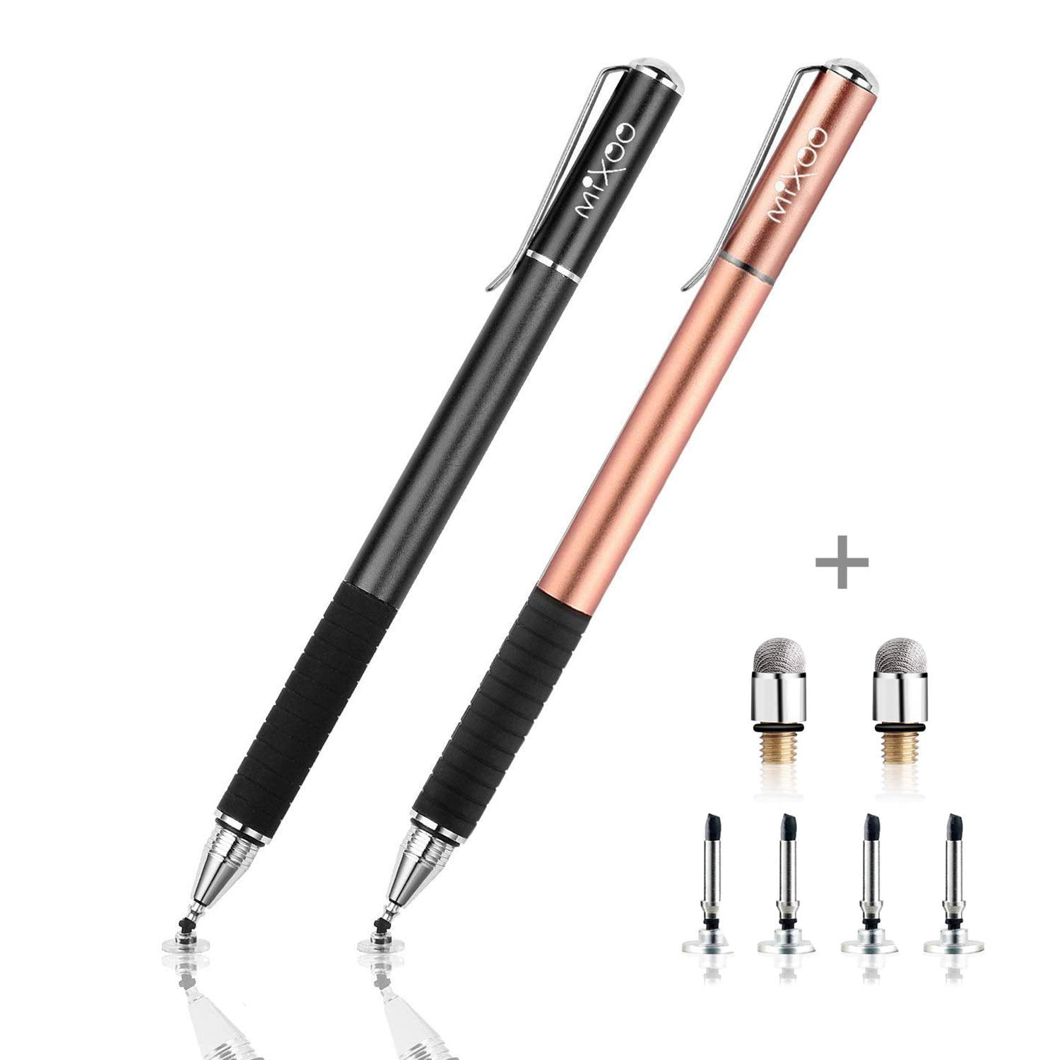 Rose Gold 1 Piece Universal Disc Stylus Compatible with Most Smart Devices Capacitive Stylus Pens for Touch Screens