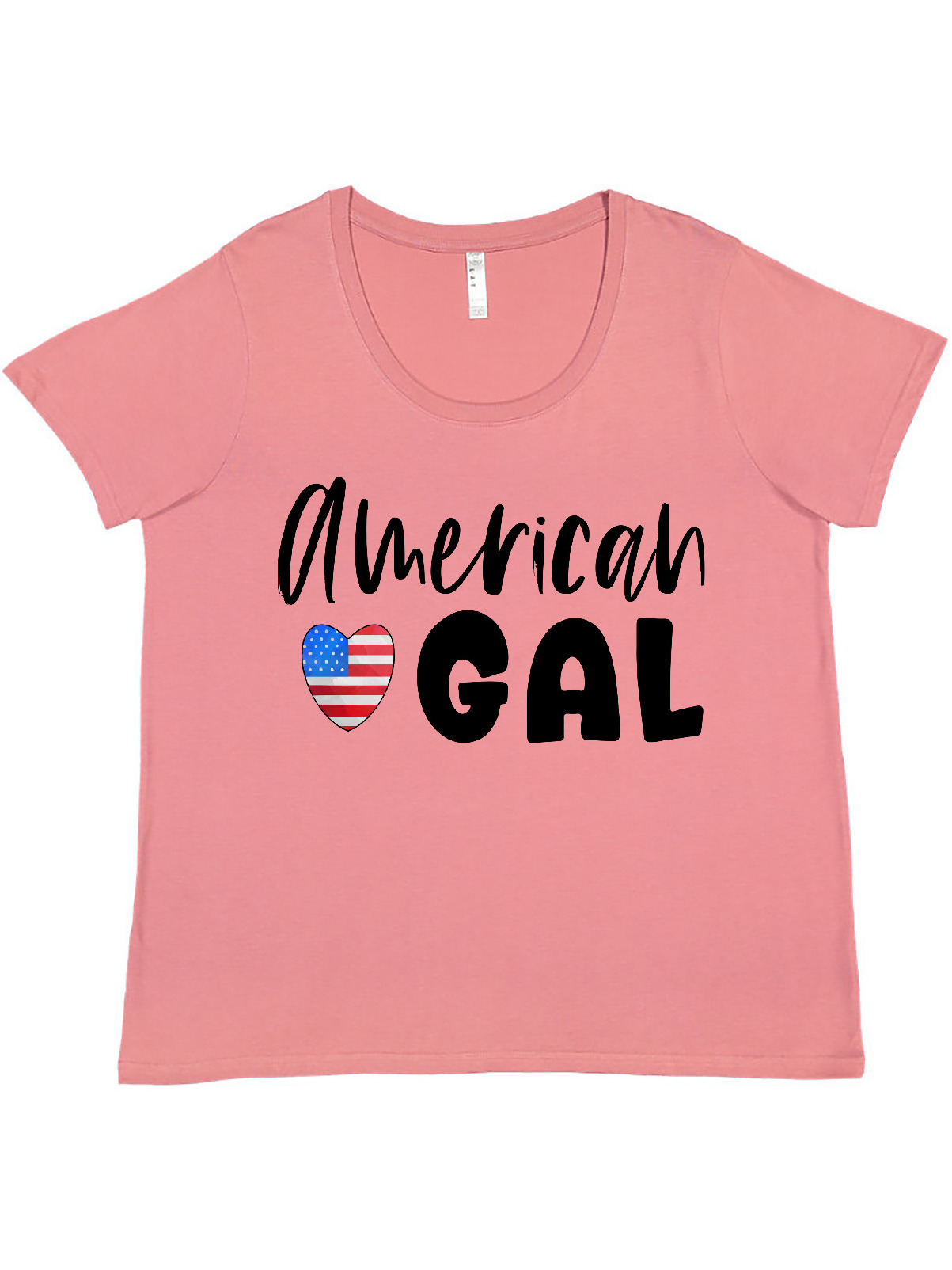 American Gal with Heart Flag Adult 