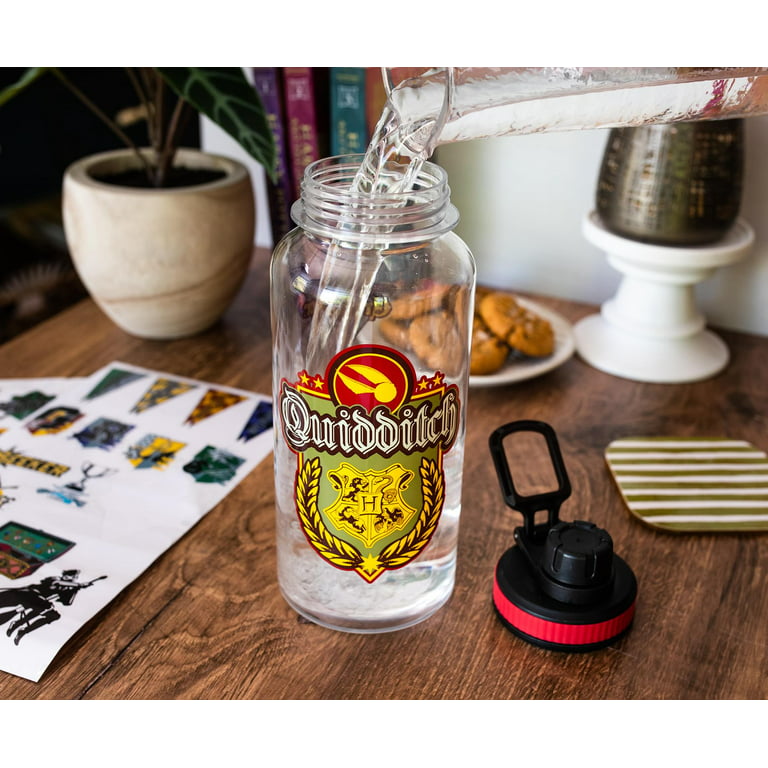 Harry Potter Jumbo Water Bottle & Sticker Set (Quidditch) – Oracle