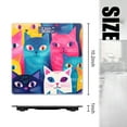 thumbnail image 2 of High Precision Body Weight Scale Smart Bathroom Scales with Large LCD Display(400lbs),Decorative for Bedroom-Cute Cartoon Cat Faces Of Various Colors And Arranged In Rows, 2 of 4