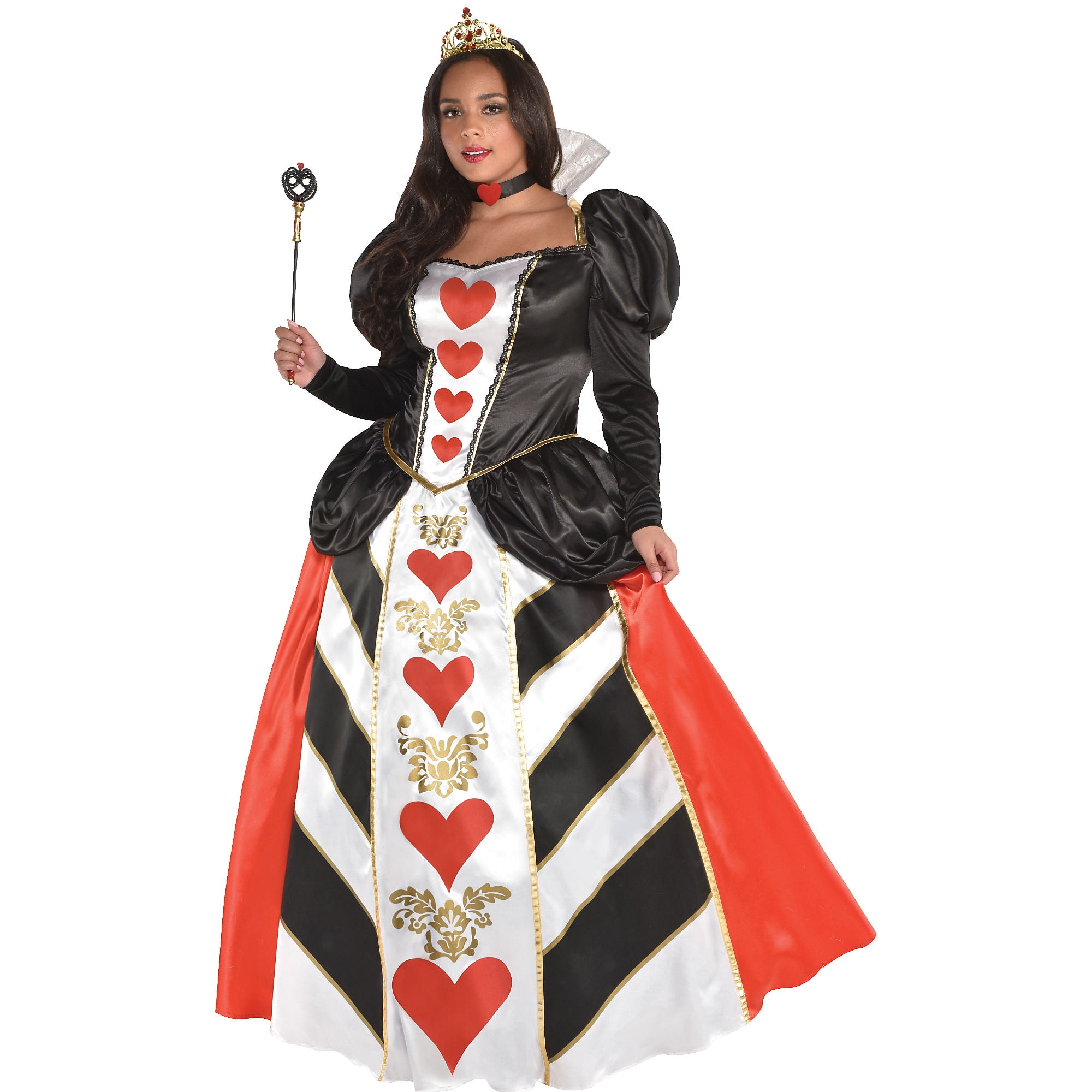 Regal Red Queen Plus Size Costume - Walmart.com