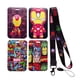 thumbnail image 2 of Disney Superheroes Card Holder Lanyard Men's Slide Card Holders Student Cardholder Hanging Rope Employee ID Case Gao Jinjia LED, 2 of 2