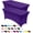 Purple, variant on Utopia Kitchen Spandex Tablecloth 2 Pack [4FT, Black] Tight, Fitted, Washable and Wrinkle Resistant Stretch Table Cloth Rectangle Cover for Trade Show, Weddings & Parties [48Lx30Wx30H Inch]