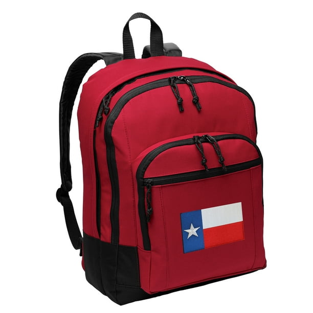 Broad Bay Cotton Texas Backpack MEDIUM SIZE Texas Flag Backpacks