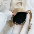 thumbnail image 3 of Bolso de pecho para mujer, diseño de cocodrilo a la moda, monedero de Color sólido para niñas (caqui) Tmvgtek Para Estrenar, 3 of 9