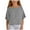 Grey, variant on uikmnh Cute Tops for Girls Fashion Linen Blend Ruffled Half Sleeve Tee Round Neck Loose Casual Blouse for Everyday Wear Size:7-8 Years