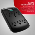 thumbnail image 2 of Monster Wall Tap Surge Protector - Power Surge Protector with Wall Mount - Heavy Duty Protection with up to 6 AC -, 2 of 5