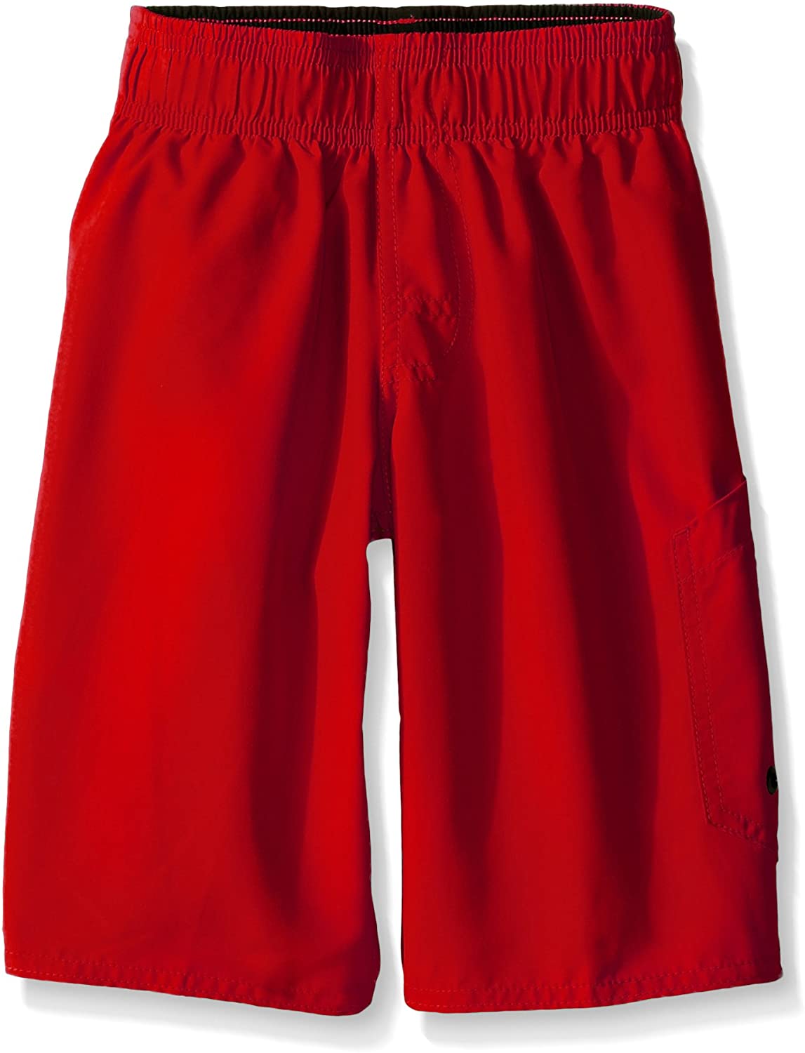 Speedo Boys Marina Volley Short Swim Trunk, Atomic Red, X-Small ...