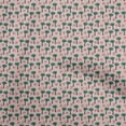 thumbnail image 1 of oneOone Cotton Poplin Teal Green Fabric Tree Dress Material Fabric Print Fabric By The Yard 42 Inch Wide, 1 of 5