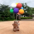 thumbnail image 2 of Uanit Flying Pig Balloon Pendant Resin Cute Car Hanging Ornament Backpack Ornaments Animals Home Decor, 2 of 8