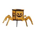 thumbnail image 1 of Portavelas de madera con forma de araña, compacto y creativo, ideal para Halloween. Adorno perfecto para chimeneas de hoteles y casas de campo., 1 of 9