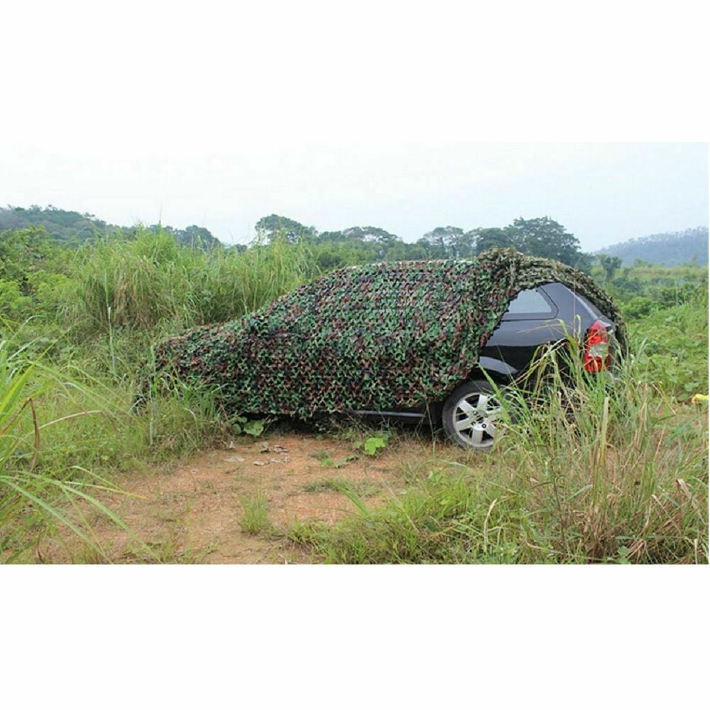 Woodland Camouflage Army Net, Military Camo Camping Hunting Netting Hide Cover Net 26ft x 26ft