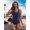 A-Navy Blue, variant on Uniexcosm Women One-Pieces Swimsuits Athletic Racing Racerback Swimwear Bathing Suits for Female