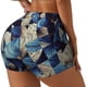 thumbnail image 1 of Fotbe Abstract Blue Squares Shorts Sin Costuras – Shorts Deportivos de Cintura Alta para Mujer, Elásticos para Gimnasio, Yoga, Running o Ciclismo-Large, 1 of 8