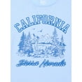thumbnail image 3 of Wonder Nation Girls California Graphic Tee with Short Sleeves, Sizes 4-18, 3 of 3
