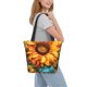 thumbnail image 2 of Disketp Deep Yellow Colorful Sunflower for Women’s Casual Shoulder Tote Bag Cross-body Handbags for Shopping, Travel and Daily Use, 2 of 6