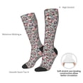 thumbnail image 4 of Yiaed Daisies Flowers Print Great elasticity Adult Stockings Sports socks for Men and Women, 4 of 6