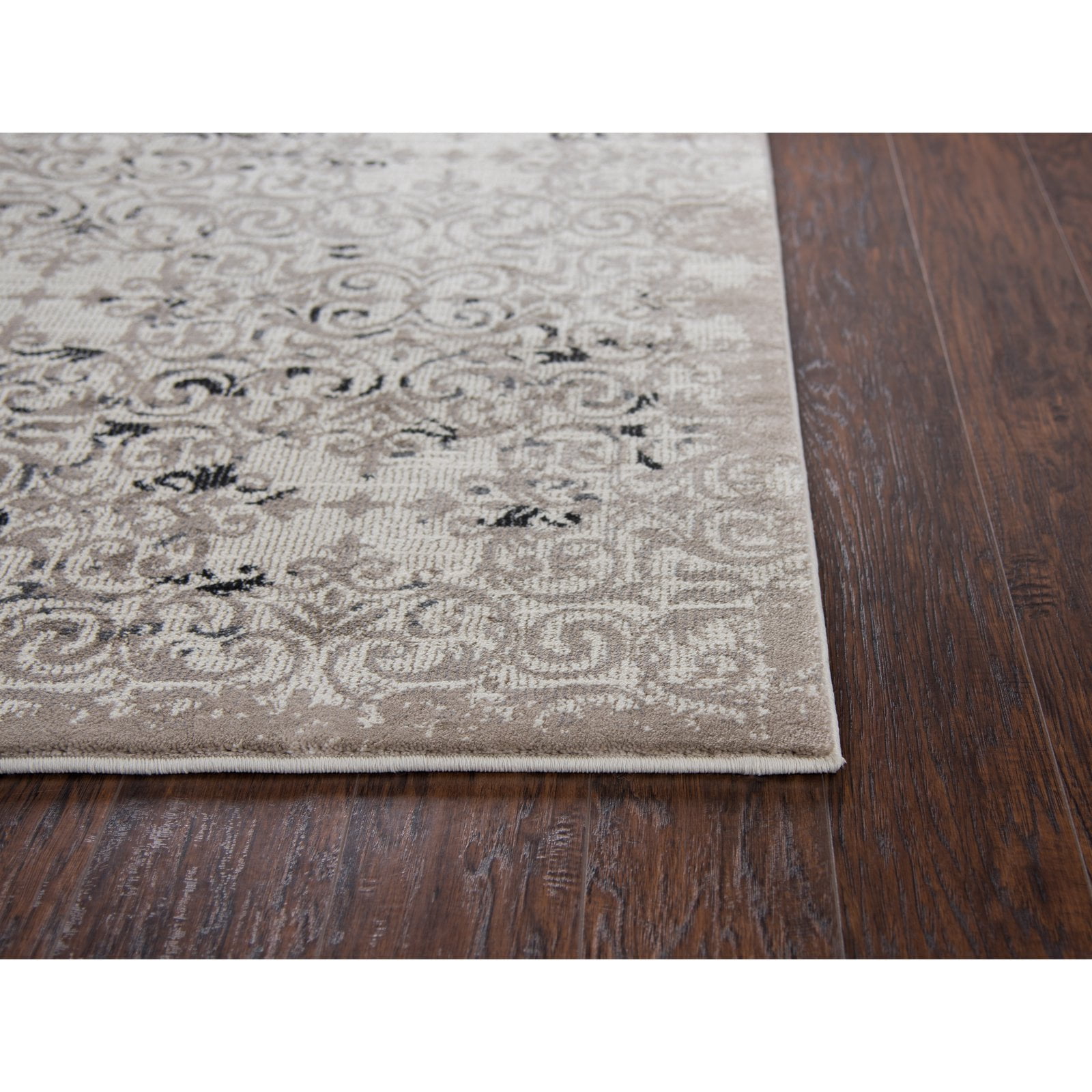 Rizzy Rugs Panache Area Rug PN6970 Beige Swirls Curls 3' 3" x 5' 3" Rectangle