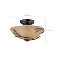 thumbnail image 4 of Kenroy Home 90907BRZ Twigs Flush Mount- 16 Inch- Bronze Finish, 4 of 4