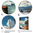 thumbnail image 3 of Designart "Tropical Vibes Beach Photo XIX" Nautical & Beach Floater Framed Wall Art Living Room, 3 of 7