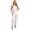 White, variant on Women's Sleeveless Sequins Fringe Tassel Jumpsuit Latin Jazz Dance Retro 70s Party Wear Black XL