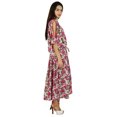 thumbnail image 4 of Bimba Women Designer Kaftan Long Maxi Drawstring Beach Coverup Caftan, 4 of 7