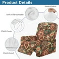 thumbnail image 5 of Kuiaobaty Mandala Paisley Print Reclining Sofa Slipcover with Elastic Bottom Easy Replacement Recliner Chair Cover Breathable Reclining Slipcover Washable Recliner Couch Cover for Living Room, 5 of 8