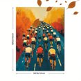 thumbnail image 3 of Qisvanset 12x16 Inch Cycling Character Canvas Wall Art, Bright Cartoon Art Decor for Kids Bedroom Playroom, 3 of 8