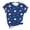 Blue, variant on Lolmot Christmas Tee Shirt for Women Casual Cute Xmas Tree Reindeer Santa Graphic Tops Short Sleeve Crew Neck Loose Funny Print T-Shirt