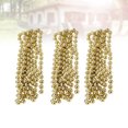 thumbnail image 5 of 3pcs 1.5M Golden Creative Christmas Tree Hanging Chain Party Decorativo Bead Chain Hanging Ornament Colgante para Christmas Tree Xmas Party Decoration, 5 of 5