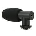 thumbnail image 3 of Micrófono De Cámara, Universal DV Stereo 3.5mm Jack Cold Shoe Micrófono De Teléfono Móvil Para Grabaciones De Video Para Entrevistas ANGGREK Camera Microphone, 3 of 8