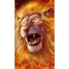 Wdftyju 5D DIY Diamond Painting Kits Full Round Drill Flame Lion Mosaico Imagen Arte de la pared Wdftyju 7zh3es2gs5xa1ru2