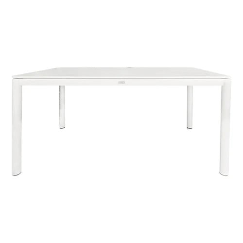 Mesa Blanca Livata 6 Personas Cerámica Exterior