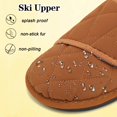 thumbnail image 4 of House Slippers Besroad Warm Diabético Artritis Hombre Bronceado 10.5-11.5, 4 of 6