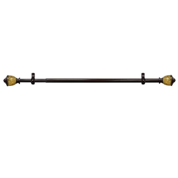 Camino Decorative Rod And Finial Lincroft, 48 x 86 in.