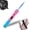 Pink Blue, variant on Torch Lighter - Windproof Jet Flame Refillable Butane Lighter with Adjustable Flame, Lightsaber Design, Visible Window, for Kitchen, Outdoor(Gas Not Include)