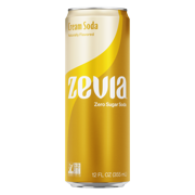 Zevia Zero Sugar, 0 Calorie Sleek Soda Can, Cream Soda 12 fl oz