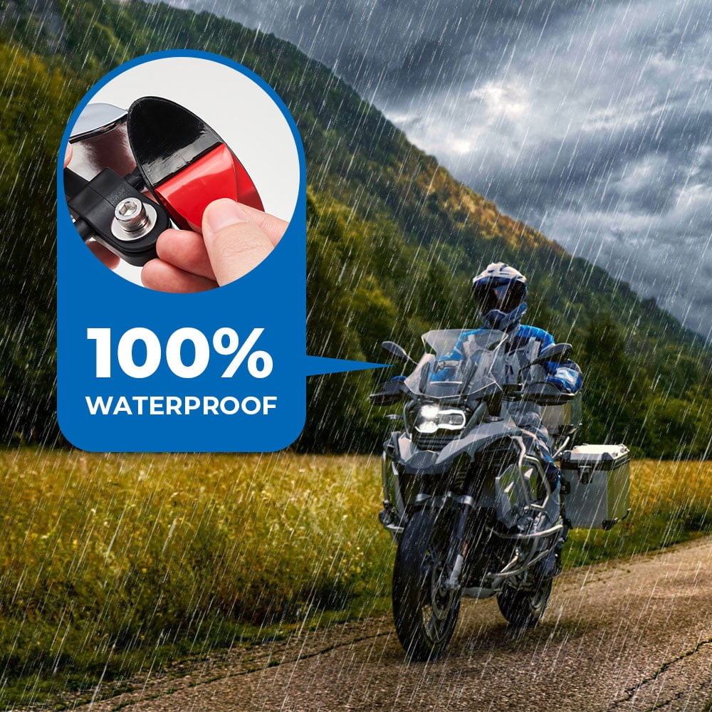 Toorise Aluminum Alloy Shockproof Motorcycle Rearview Mirror Handlebar Mirror 180 Degree Adjustable Safety Wide Visibility Blind Spot Mirror for Dirt Bikes Accessories