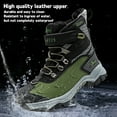 thumbnail image 5 of FANGFIUP Boys Hiking Boots Kids Hiking Shoes Girls Outdoor Warm Winter Snow Boots Adventure Trekking Shoes Anti-skid Sneakers Steel Buckle Durable Comfortable, 5 of 9