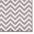 thumbnail image 3 of Capri Chevron Grey & Cream 4' 3" x 7' 3" Area Rug, 3 of 5